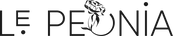 Logo of Le Peonia with a rose and diamond design.